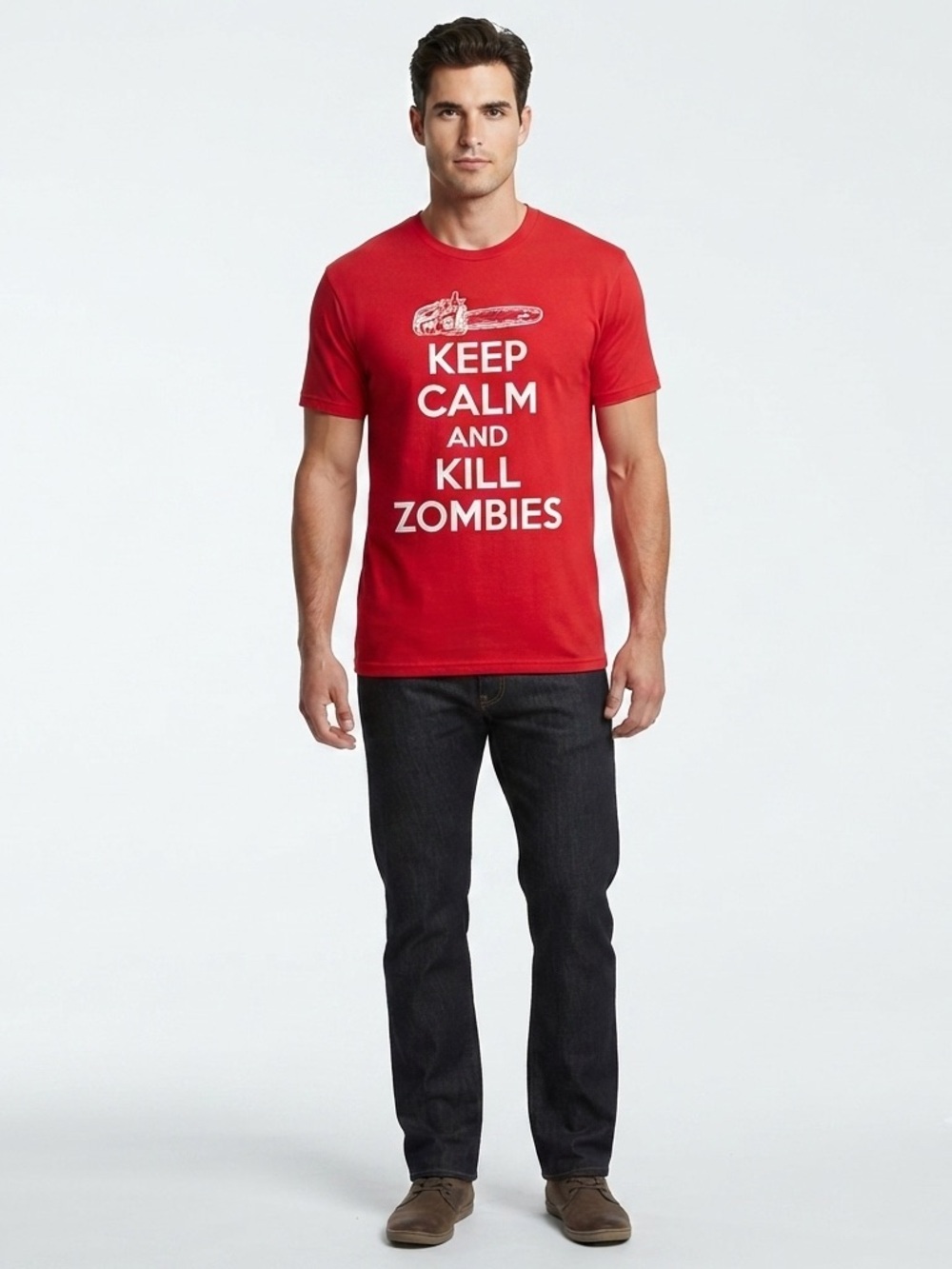 Keep Calm and Kill Zombies Tee Shirt